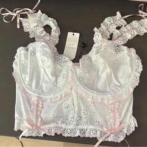 For love and lemons bustier, new with tags. Size 38DDD